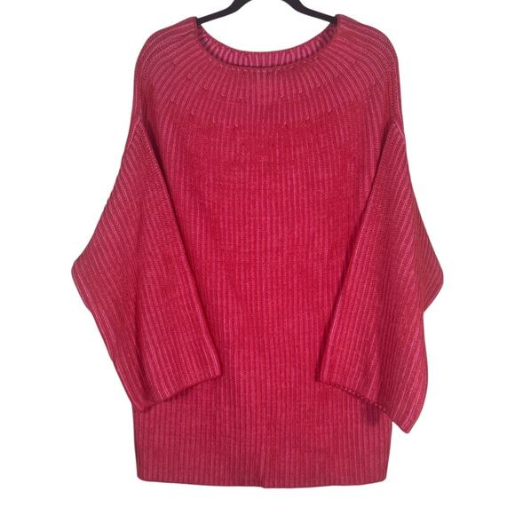 Free People Charlotte Tunic Oversized Sweater Blossom Glow Combo Size XS - Picture 2 of 9